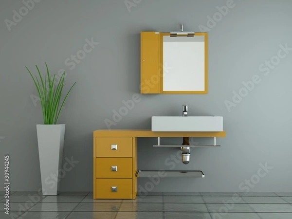 Fototapeta 3d Rendering Bad orange