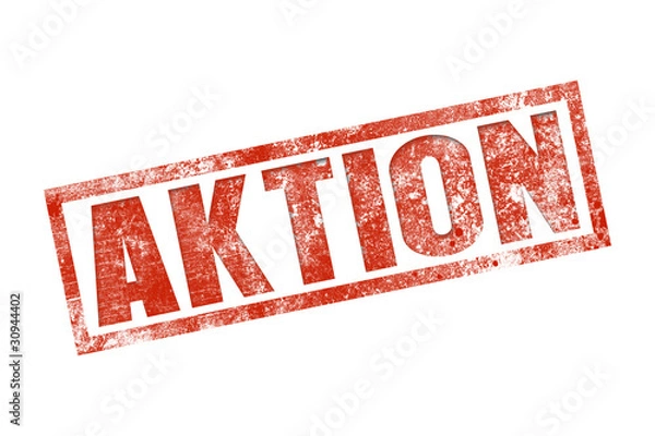 Fototapeta AKTION stempel