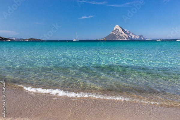 Fototapeta Spiaggia Porto Taverna on italian island Sardinia