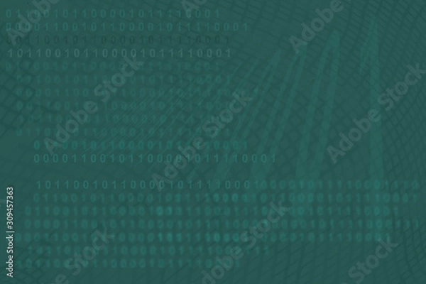 Fototapeta Digital background with number