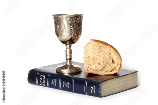 Fototapeta Wine and breadn