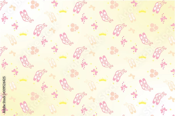 Obraz バレエの背景イラスト