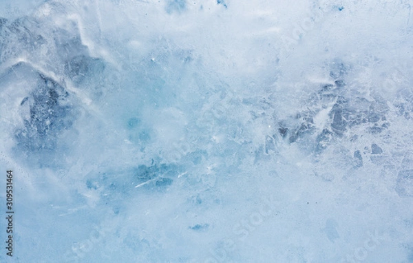 Obraz Ice background. The frozen texture of the water