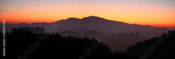 Obraz Mt. Diablo dawn panorama