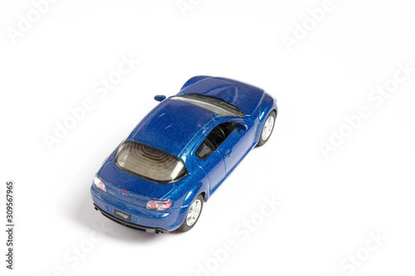 Obraz toy car on a white background
