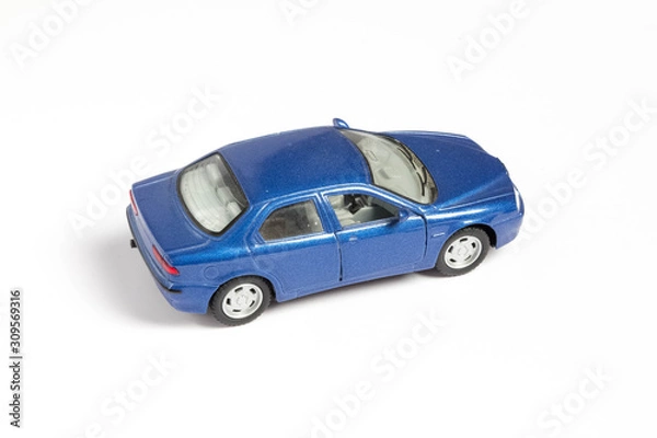 Obraz toy car on a white background