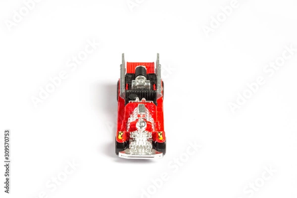 Obraz toy car on a white background