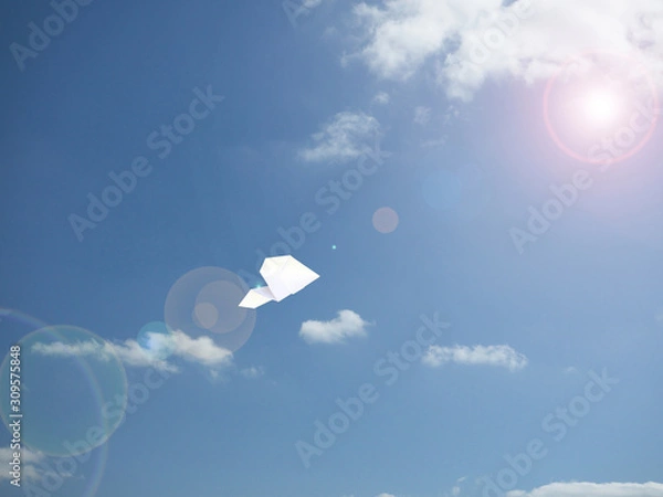 Fototapeta 紙飛行機