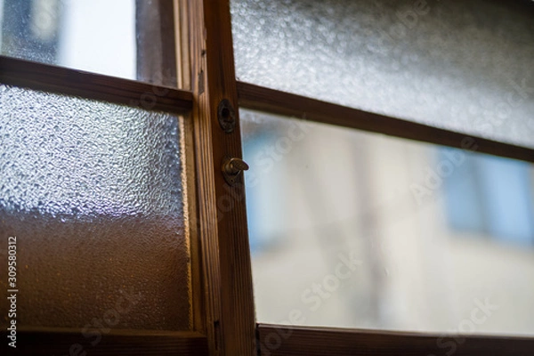 Obraz 古民家のサッシ