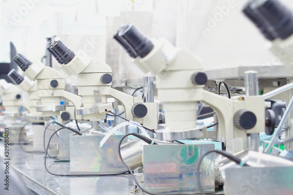 Fototapeta Production line working technology background concept