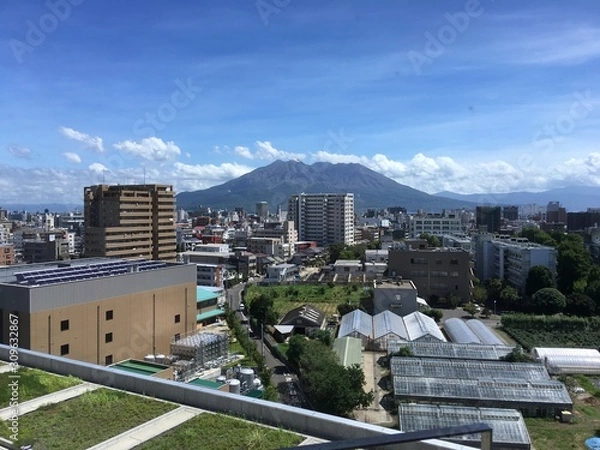 Obraz 鹿児島　桜島