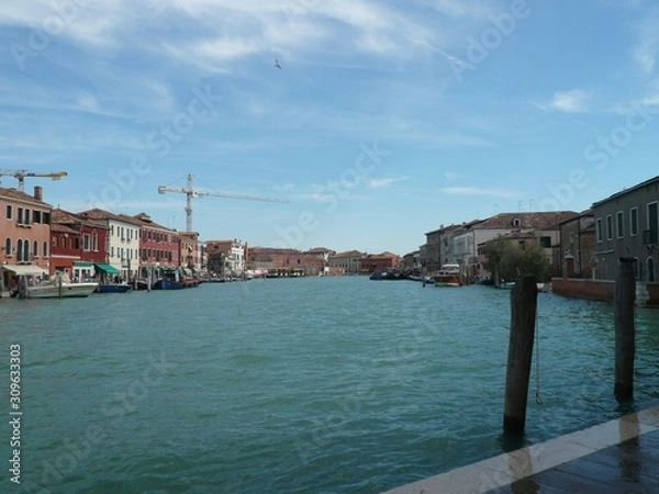 Obraz ヴェネツィア　建物　水路