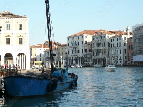 Obraz ヴェネツィア　建物　水路03