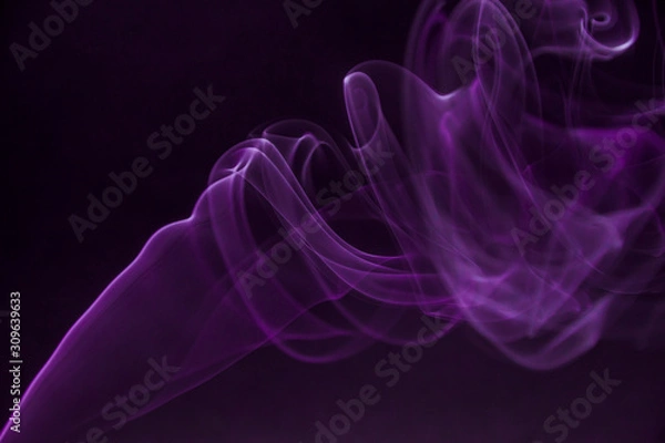 Obraz colorful and dynamic smoke background patterns