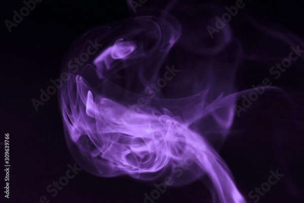 Obraz colorful and dynamic smoke background patterns