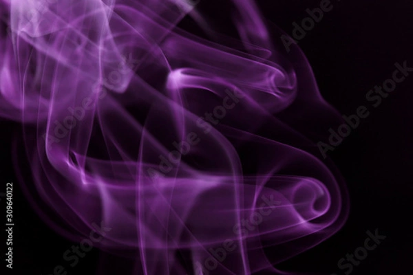 Obraz colorful and dynamic smoke background patterns