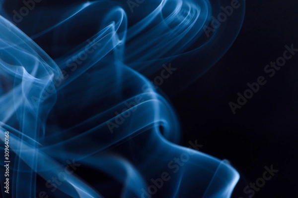 Obraz colorful and dynamic smoke background patterns