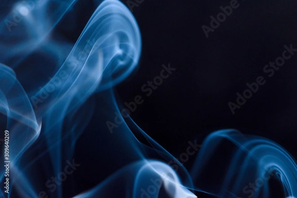 Obraz colorful and dynamic smoke background patterns
