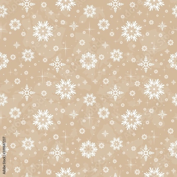Obraz Seamless vector christmas pattern