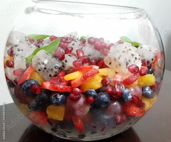 Obraz salada de frutas