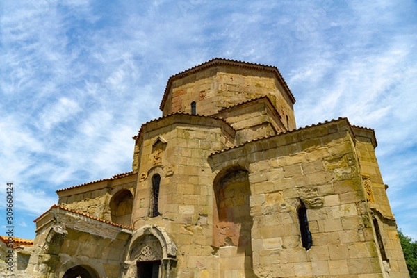Fototapeta Great Church of Jvari or Jvari Monastery is the georgian orthodox monastery located near Mtskheta