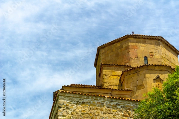 Fototapeta Great Church of Jvari or Jvari Monastery is the georgian orthodox monastery located near Mtskheta