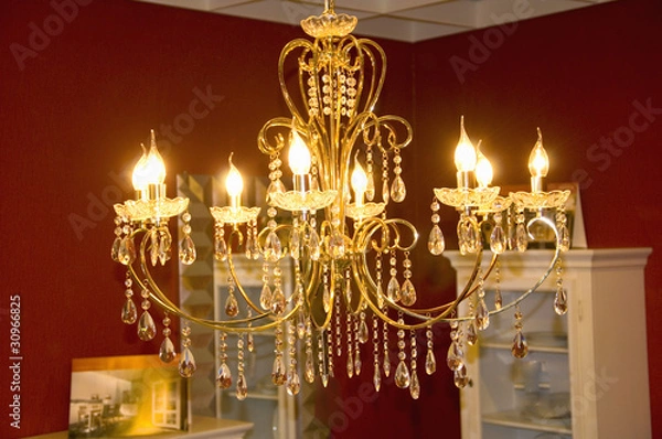 Fototapeta lüster hängend