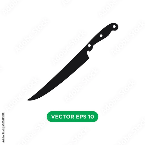 Fototapeta knife icon vector template design concept
