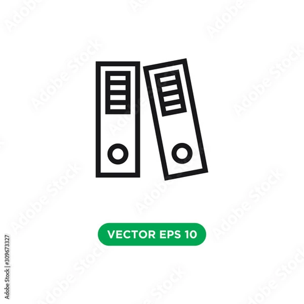 Obraz binder icon vector template design concept