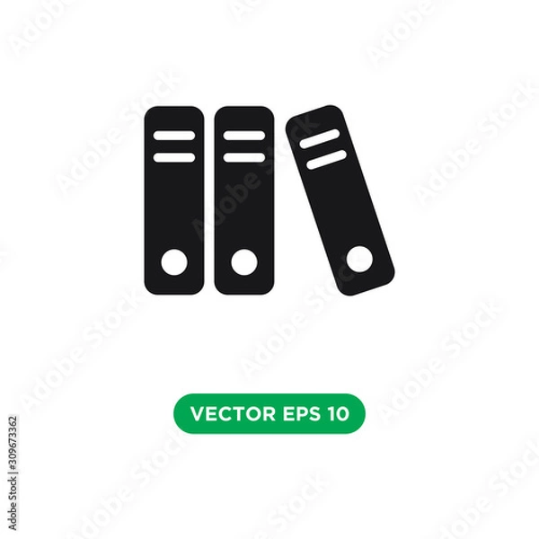 Fototapeta binder icon vector template design concept