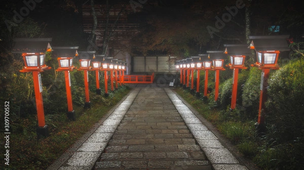 Fototapeta 京都の紅葉と秋景色