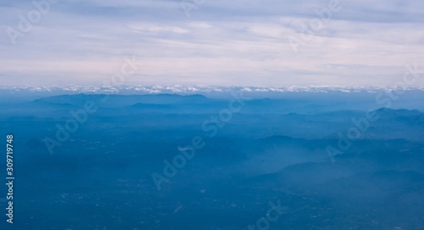 Obraz Blue Mountains (aerial view from plane)