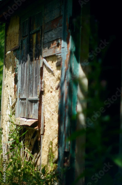 Obraz wooden house in the forest