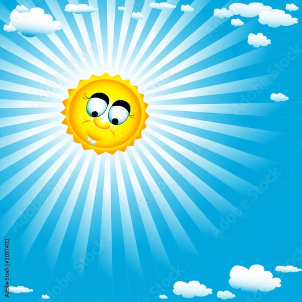 Obraz весеннее солнце