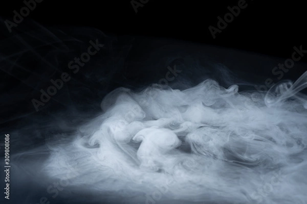 Obraz Smoke black &white for background