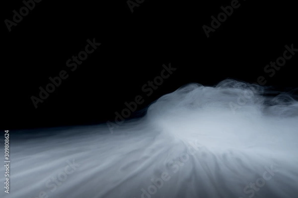Obraz Smoke black &white for background