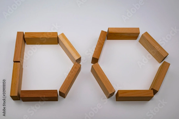 Obraz DO text from wooden blocks