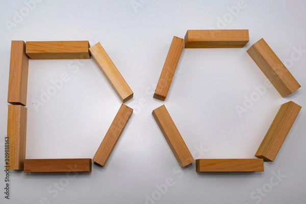 Obraz DO text from wooden blocks