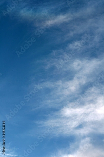 Obraz  blue sky and white clouds