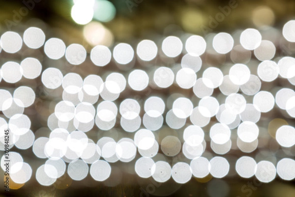 Fototapeta Long exposure bokeh balls.