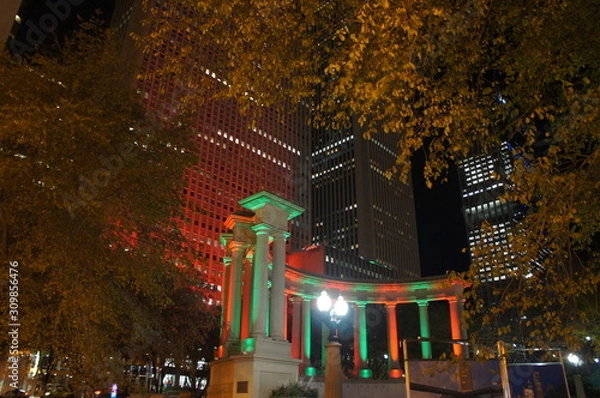 Fototapeta Christmas lights