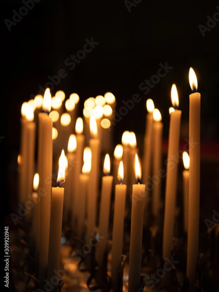Fototapeta Burning candles