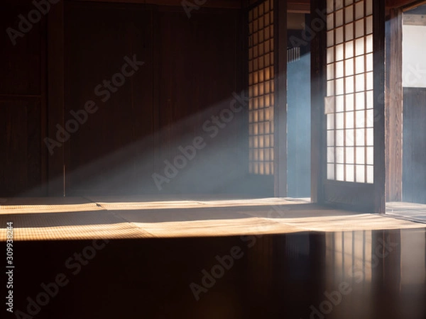 Obraz 古民家の朝