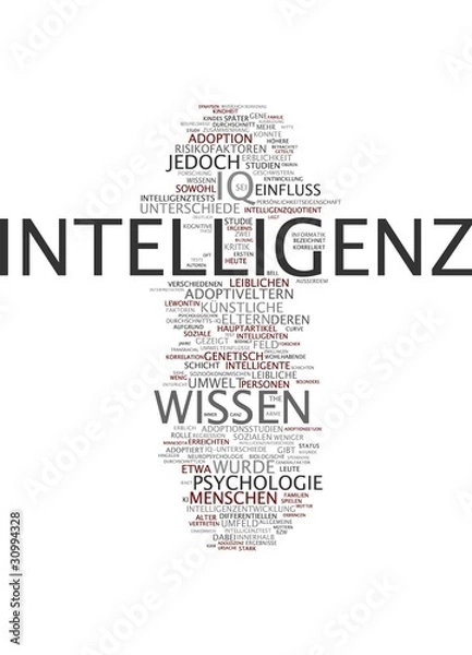 Fototapeta Intelligenz