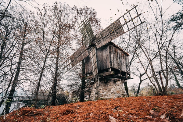 Fototapeta Windmühle Rumänien Bukarest