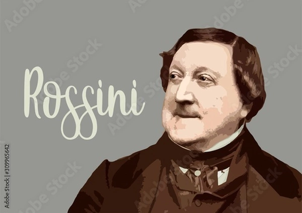 Obraz Gioacchino Rossini - composer