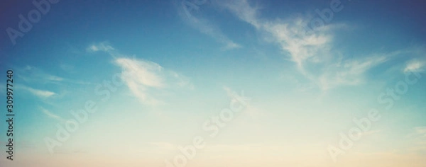 Obraz Dramatic sky and clouds