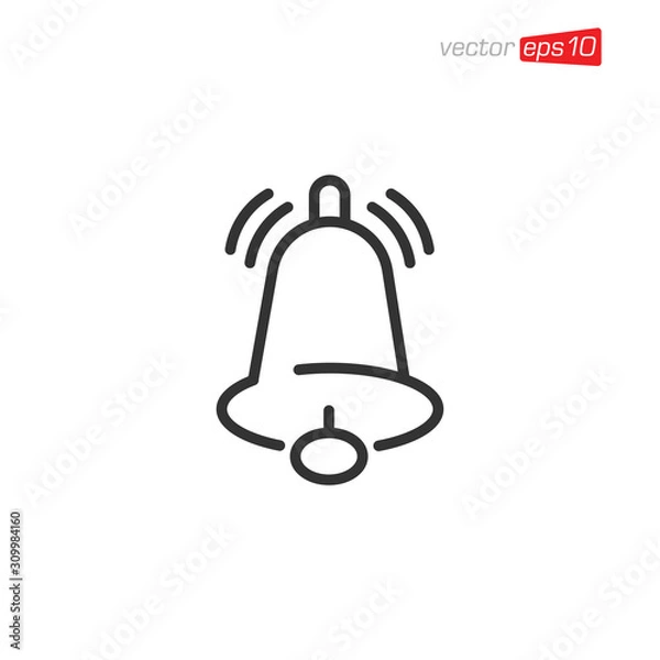 Obraz Bell Notification Icon Design Vector