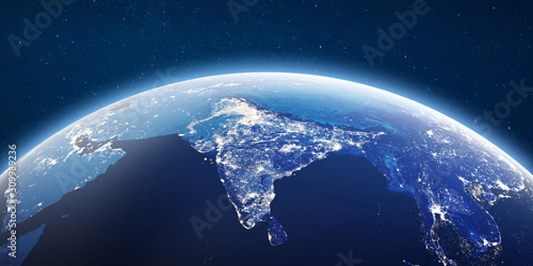 Obraz City lights India