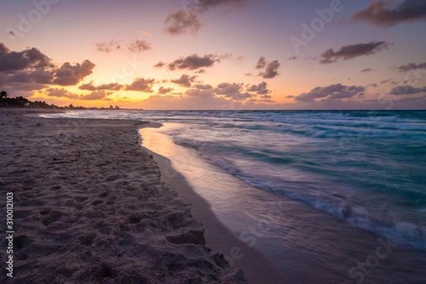 Obraz sunset on the beach